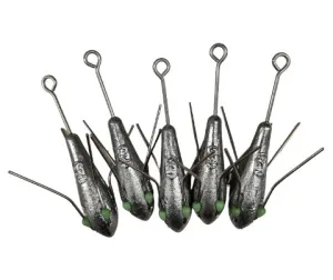 5 x 100g Breakaway Sinkers for Sand bottom Fishing Beach Fishing