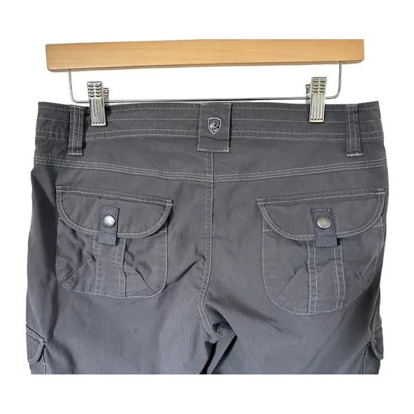 Kuhl Splash Cargo Hiking Shorts 11&quot; Bermuda Short Shadow Gray Size 6