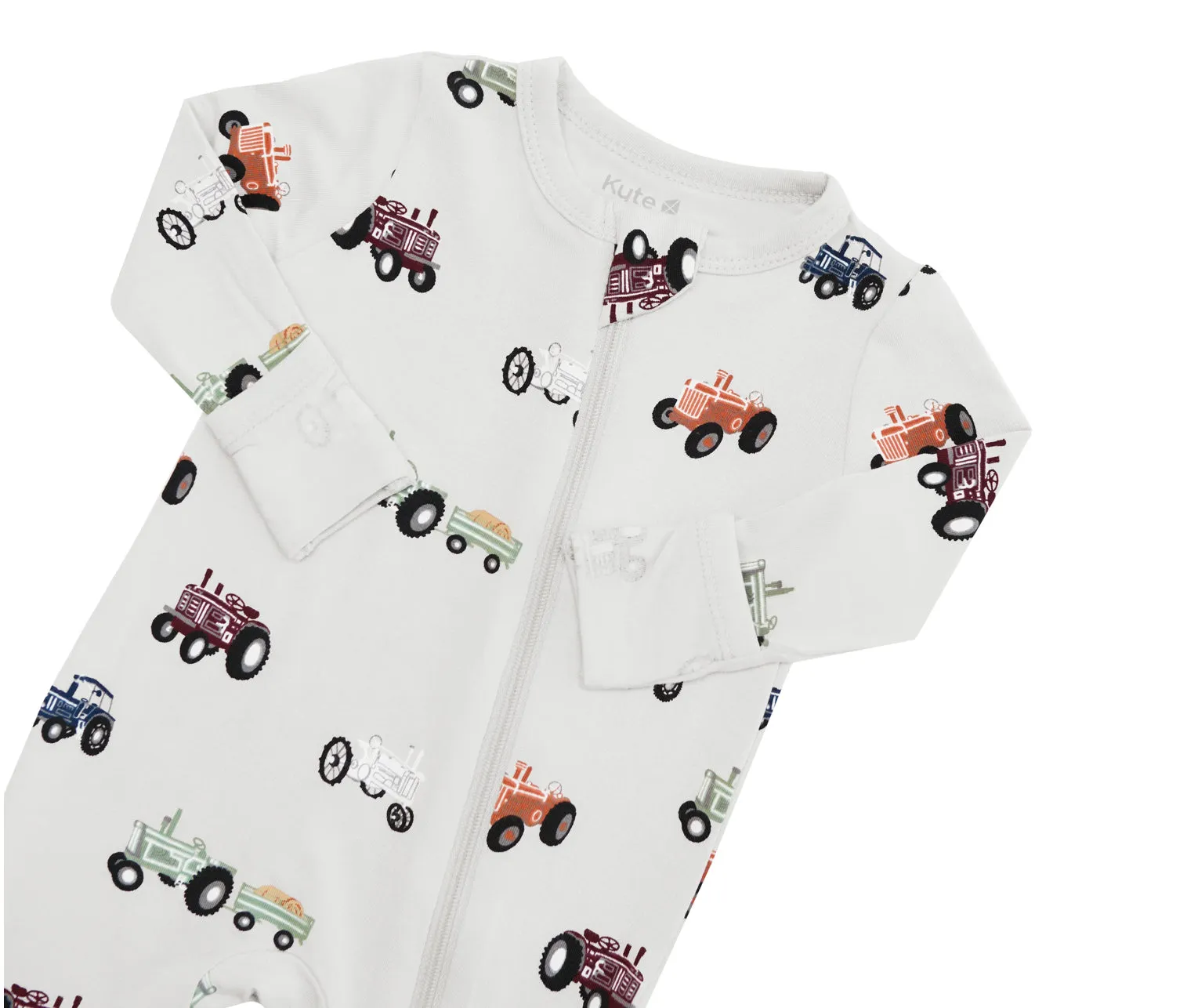 Kyte Baby - Zippered Romper - Tractor