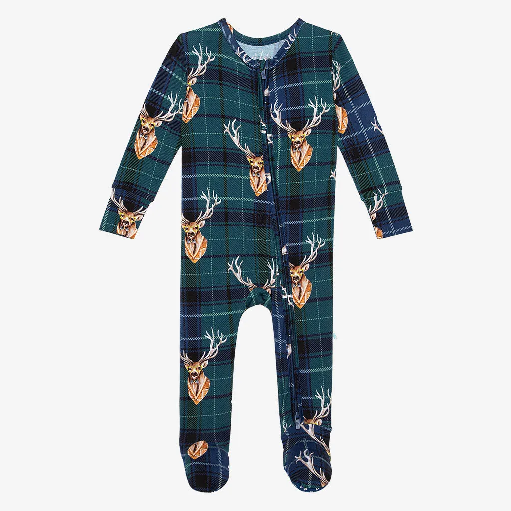 Posh Peanut Beckford Zippered Footie