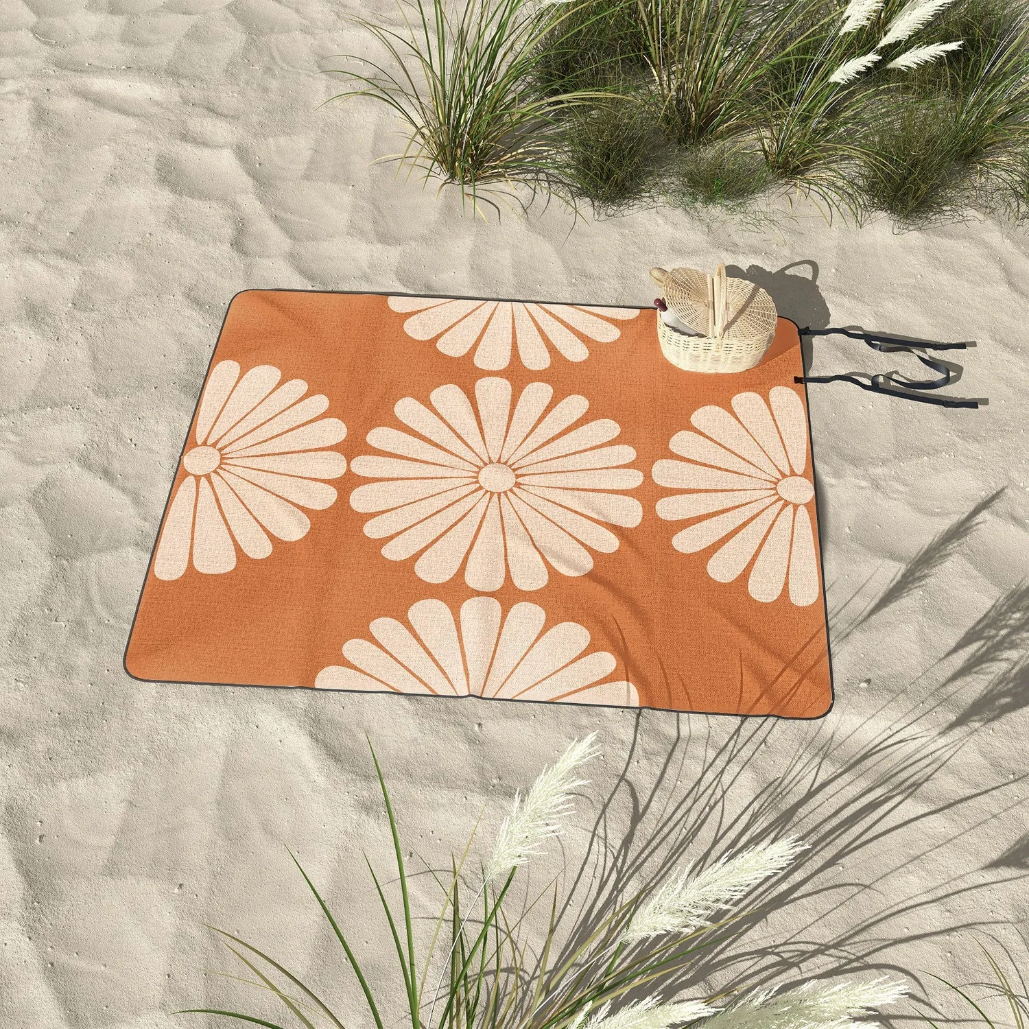 Retro Daisy XXII Outdoor Blanket